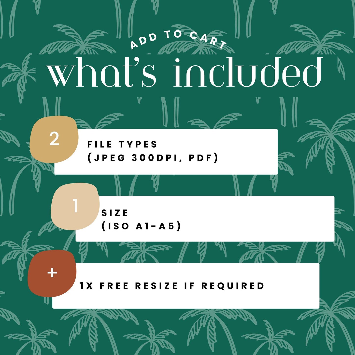 A1 I Am Polynesian Affirmations Print