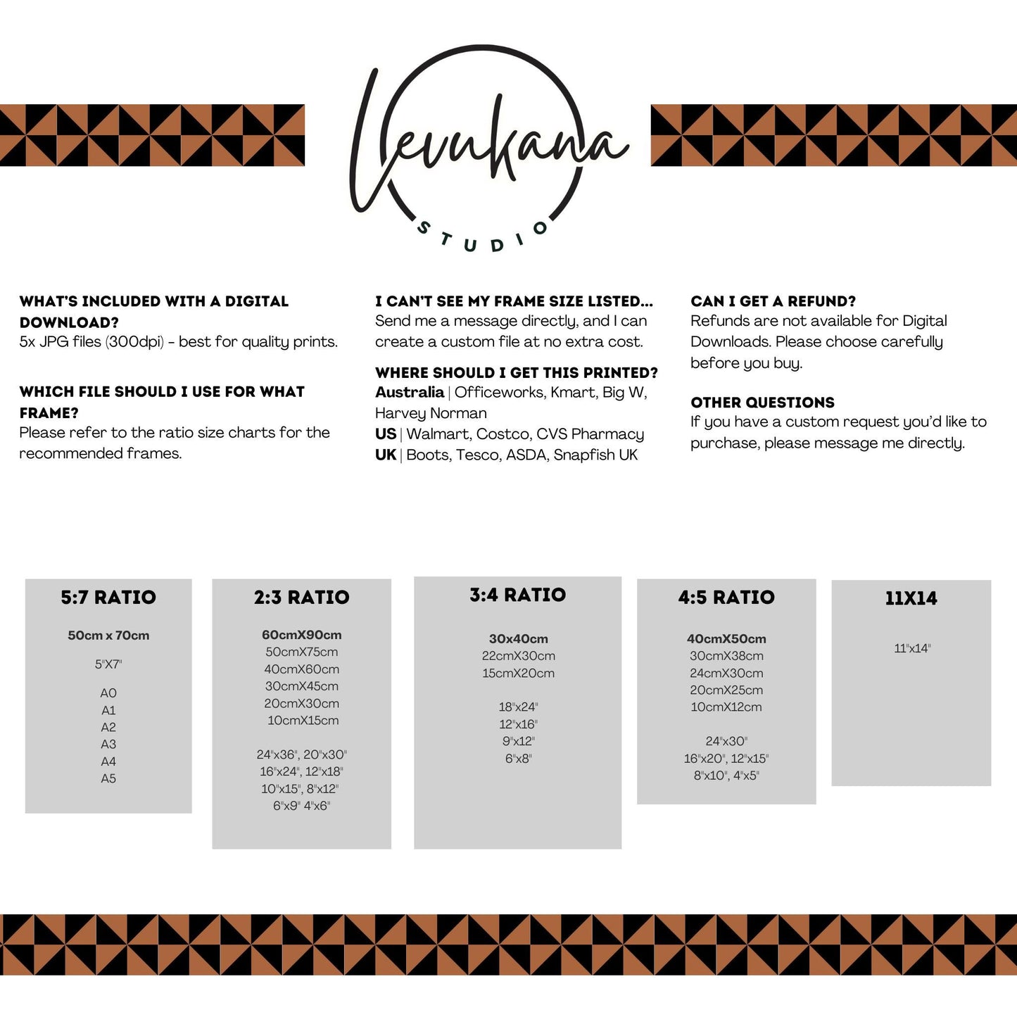 Fiji VULA (Moon) Wall Art - Coconut Brown (Digital)