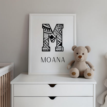 MOANA Polynesian Name Sign Print