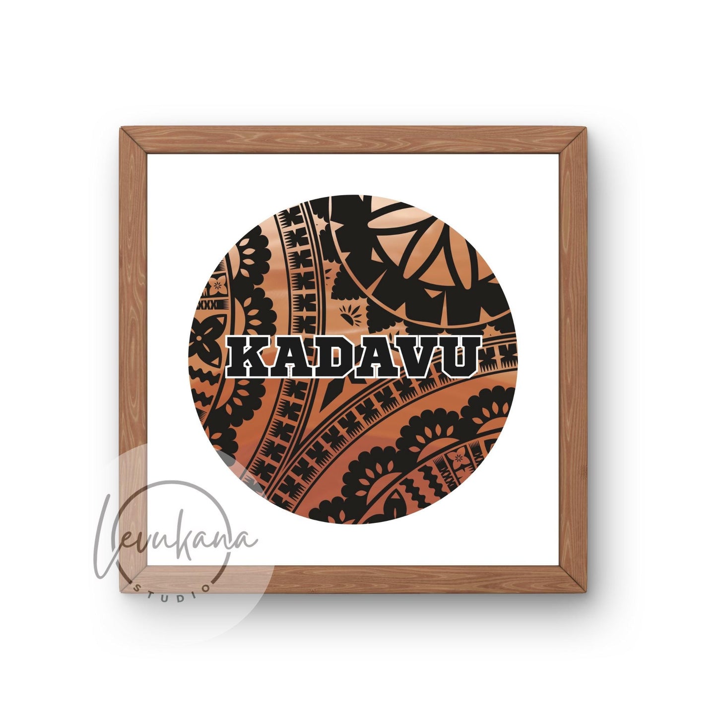 Fiji 14 Provinces Square Print