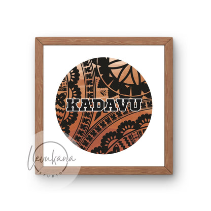 Fiji 14 Provinces Square Print