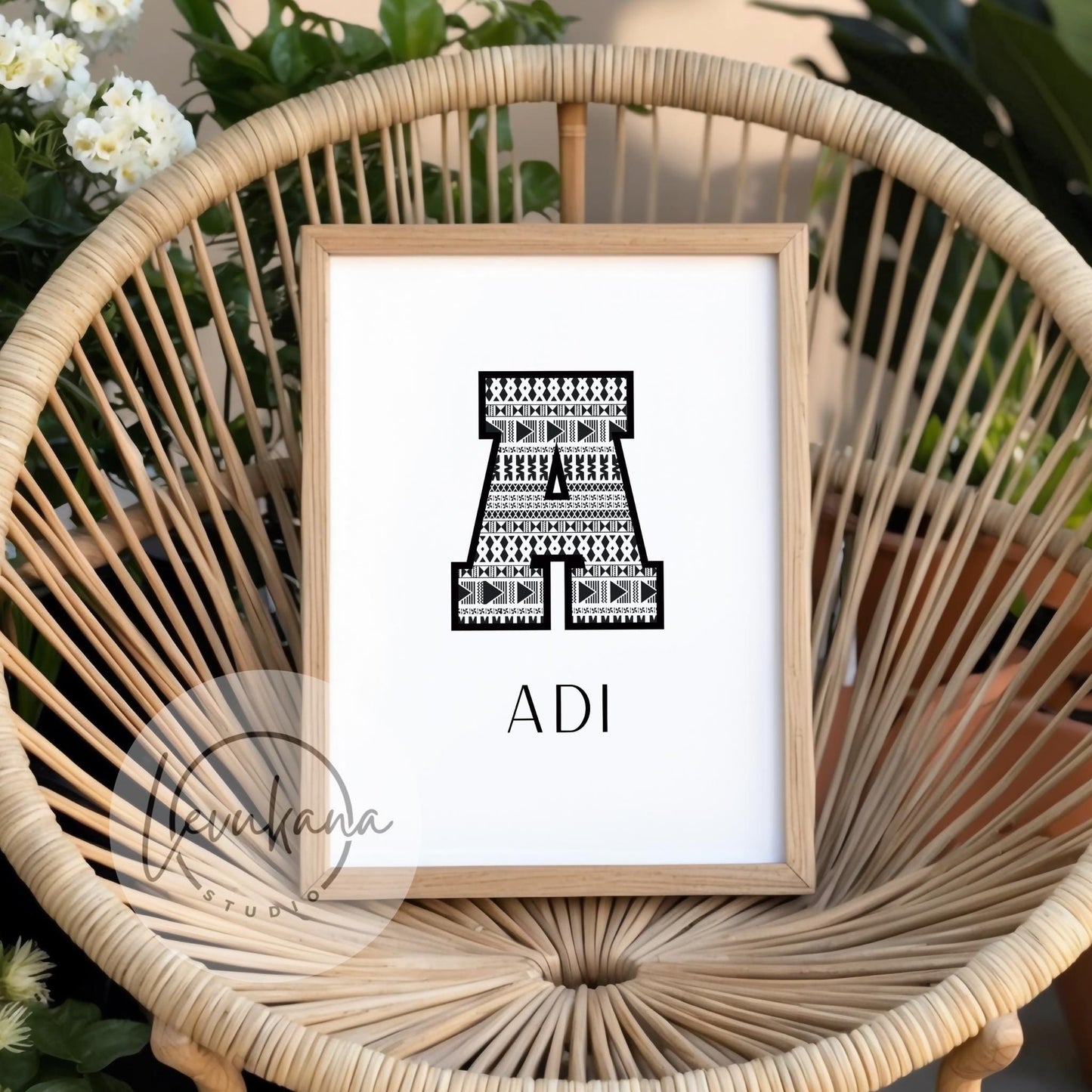 ADI Fijian Printable Name Sign