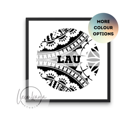 Fiji 14 Provinces Square Print