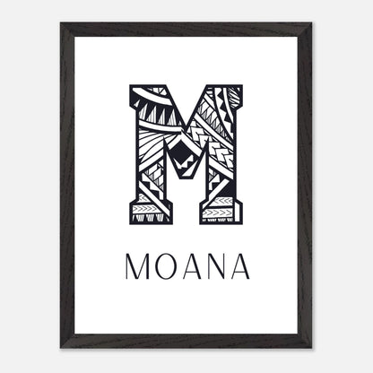 MOANA Polynesian Name Sign Print
