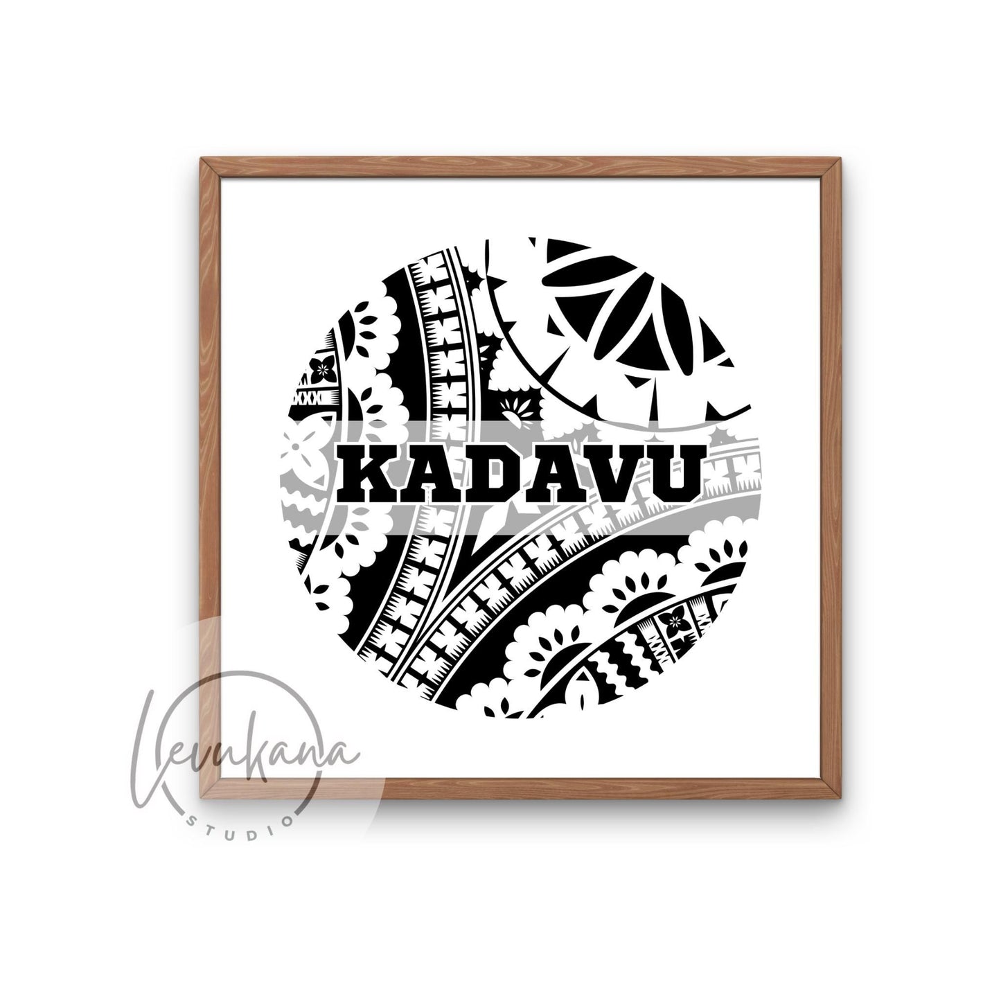 Fiji 14 Provinces Square Print