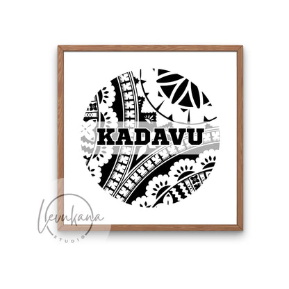 Fiji 14 Provinces Square Print