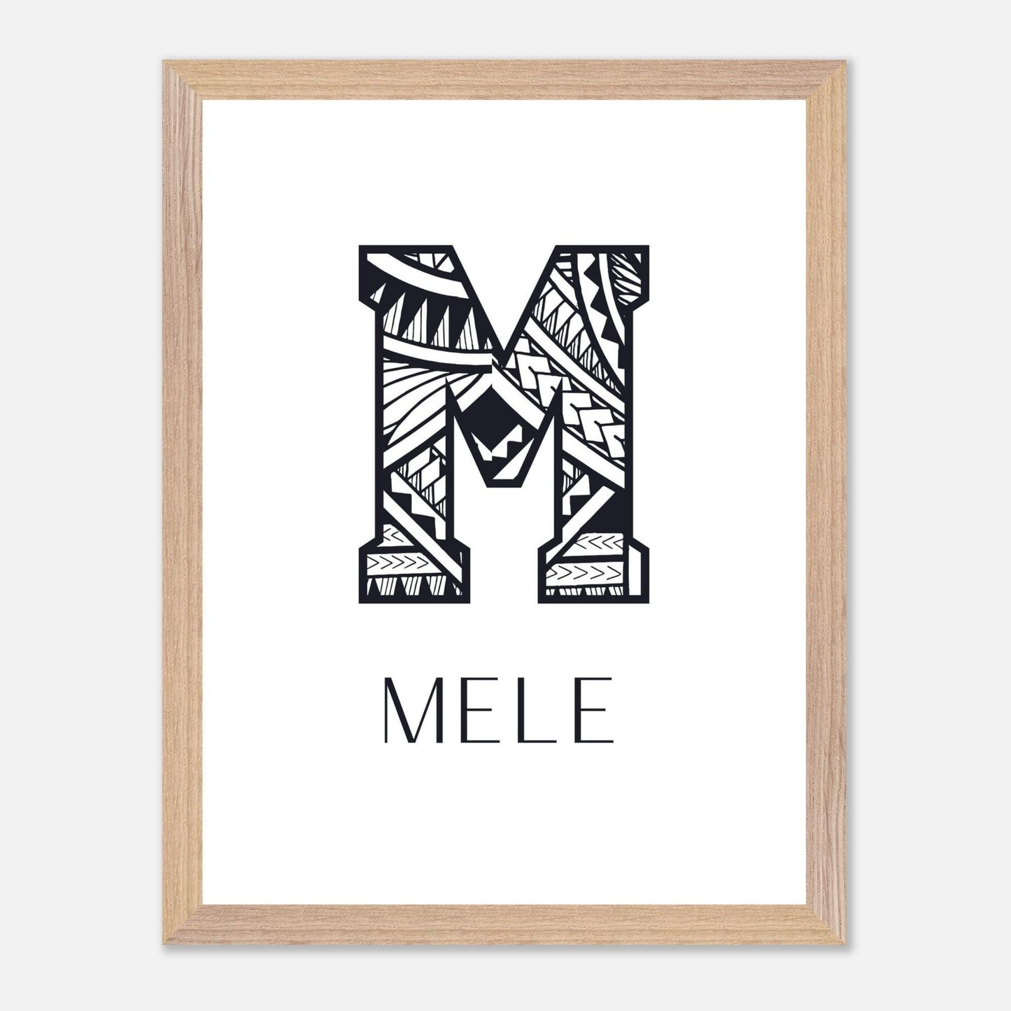 MELE Polynesian Printable Name Sign