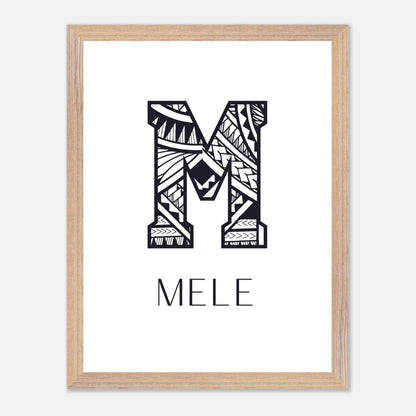 MELE Polynesian Printable Name Sign