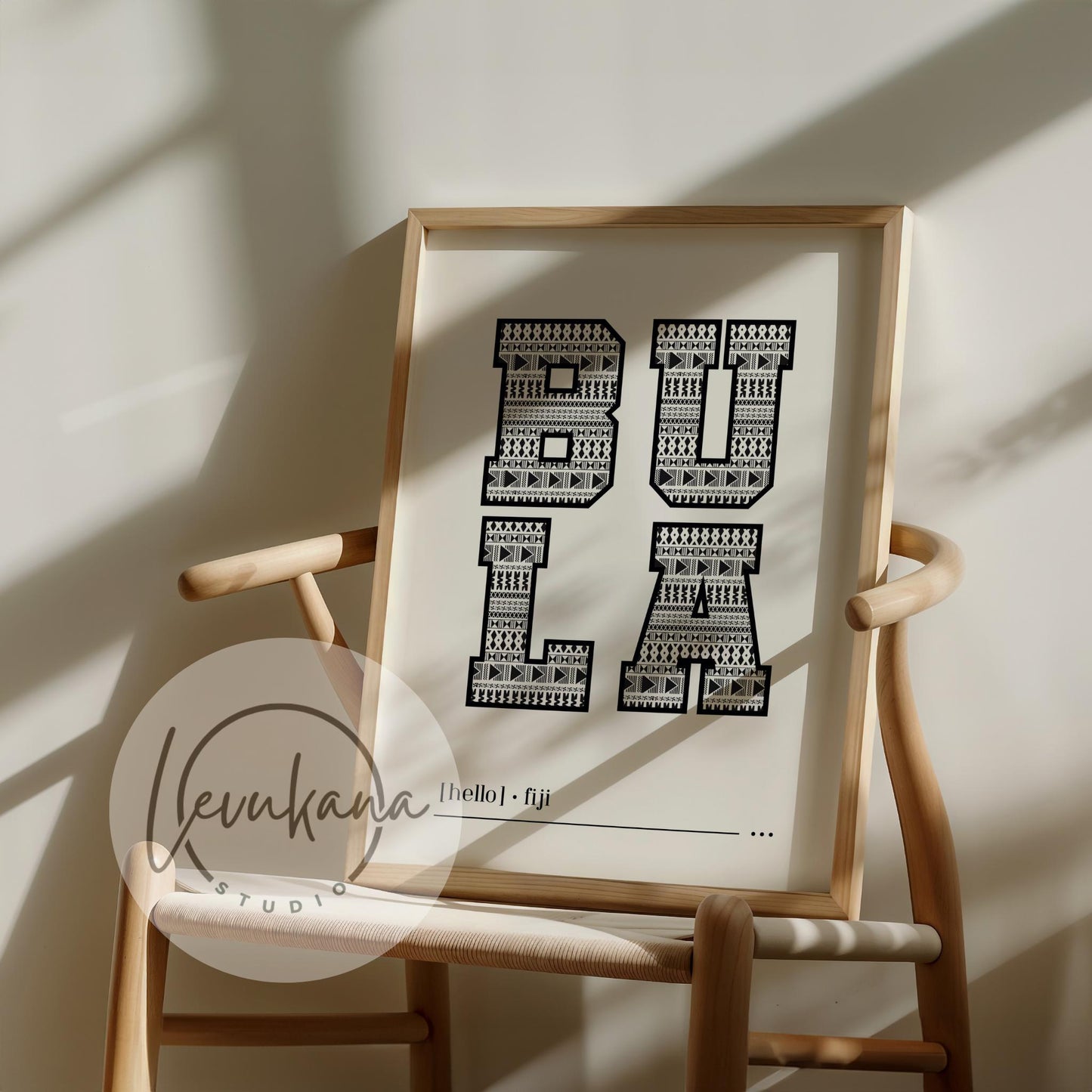 Bula (Hello) Fiji Printable