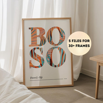 Boso (Boss) Fijian Print