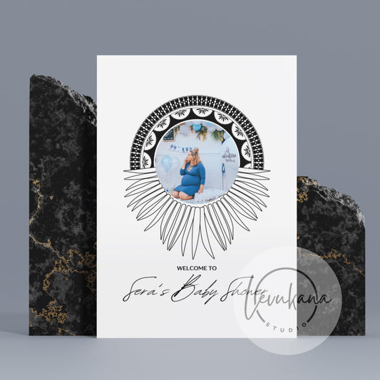 Personalised Fijian Wasekaseka Whale Tooth Necklace Event Sign