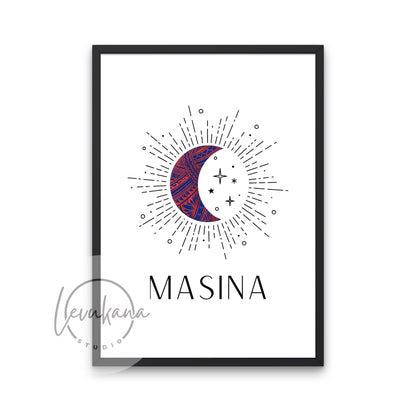 Samoa MASINA (Moon) Print