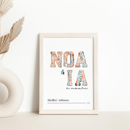 Rotuma NOA'IA E MAURI Print