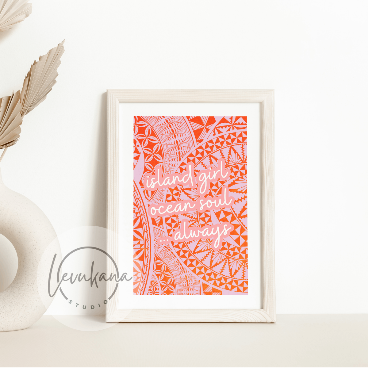 Island Girl Ocean Soul Print