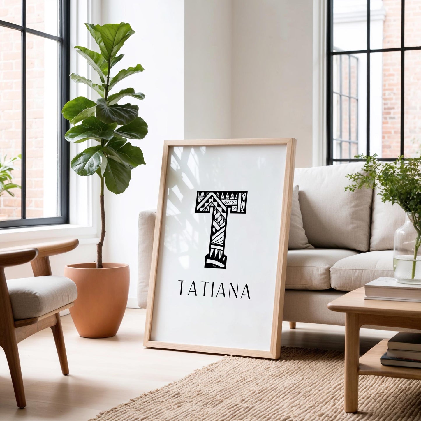 TATIANA Polynesian Printable Name Sign