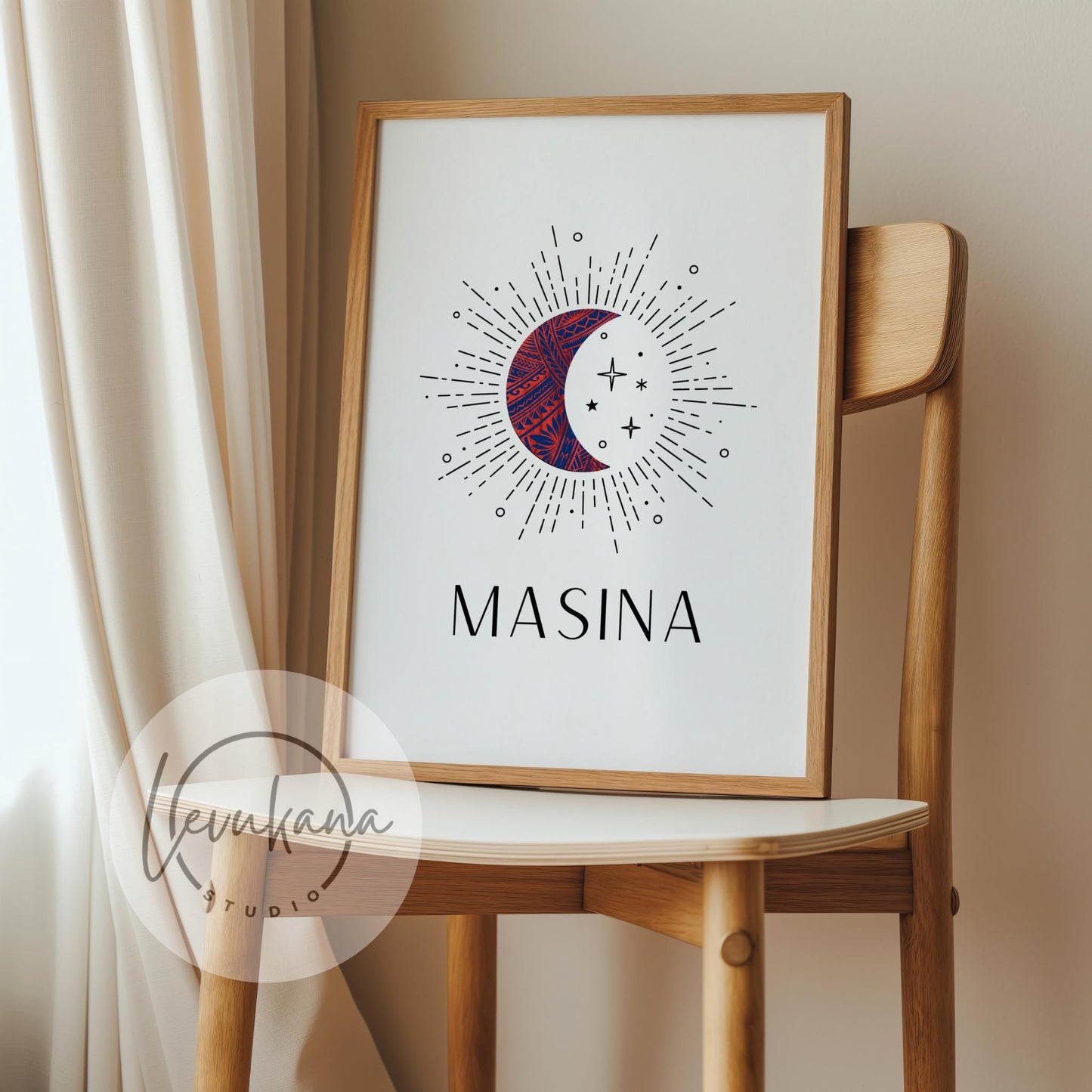 Samoa MASINA (Moon) Print