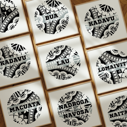 Fiji Provinces Bundle SET OF 10