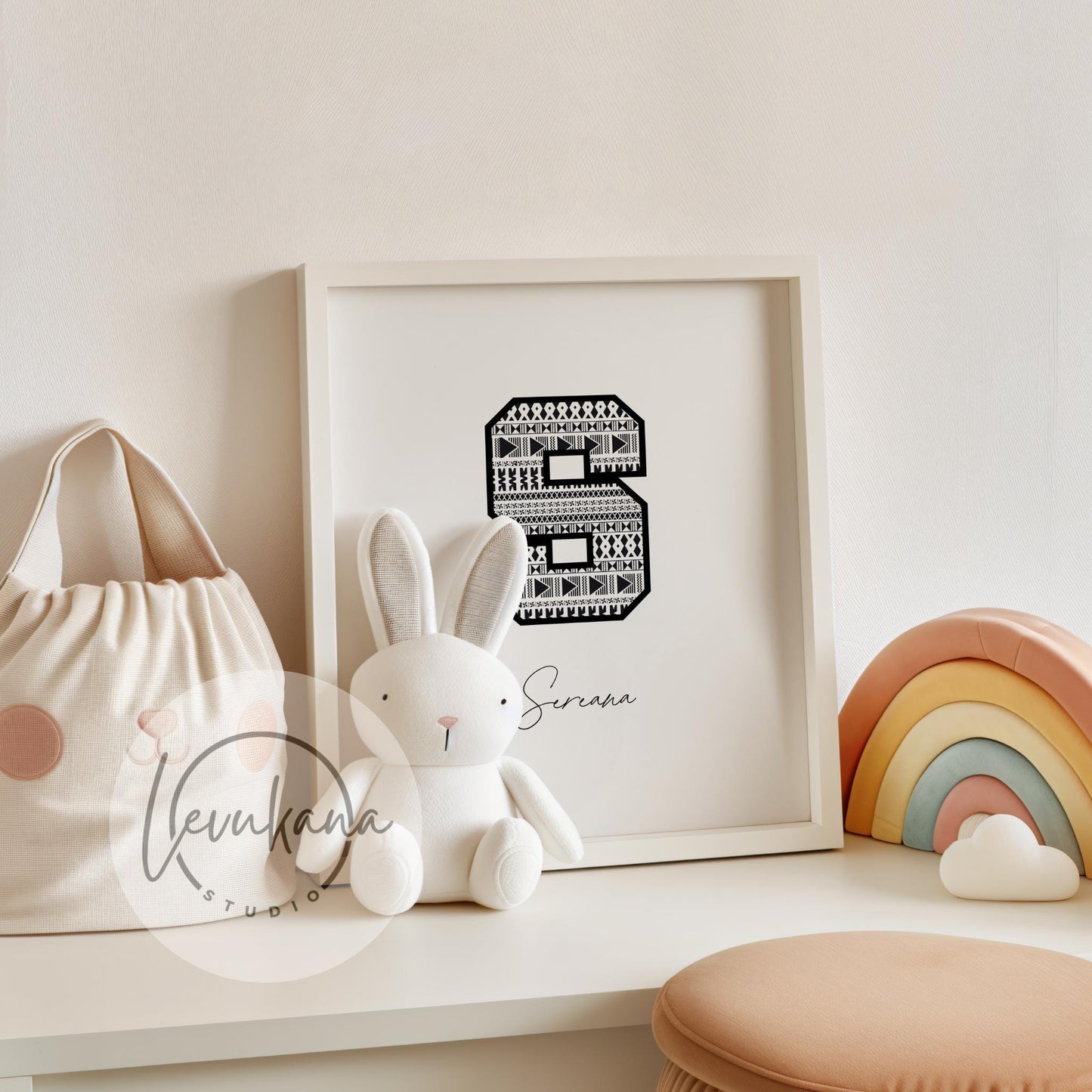 SEREANA Fijian Name Sign Print