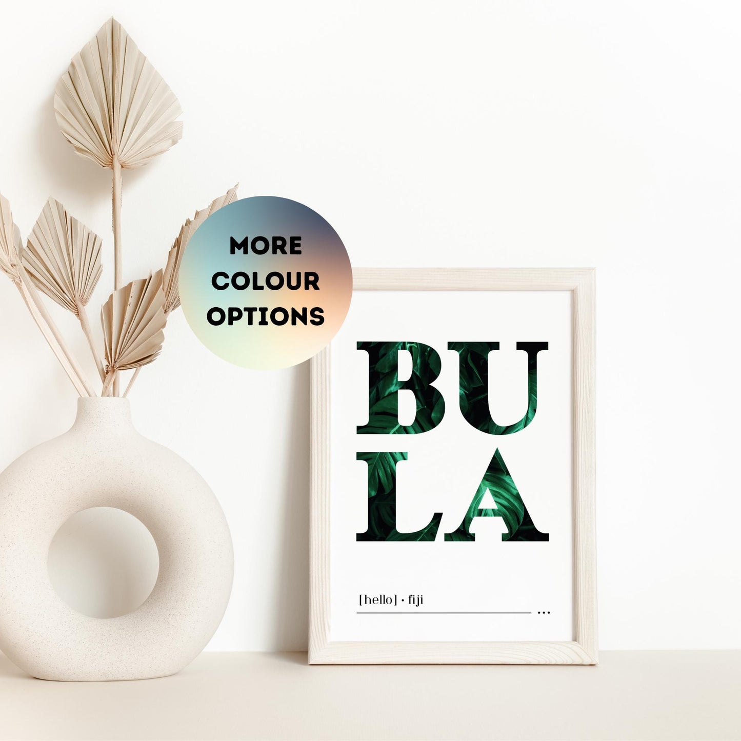 Bula (Hello) Fiji Printable