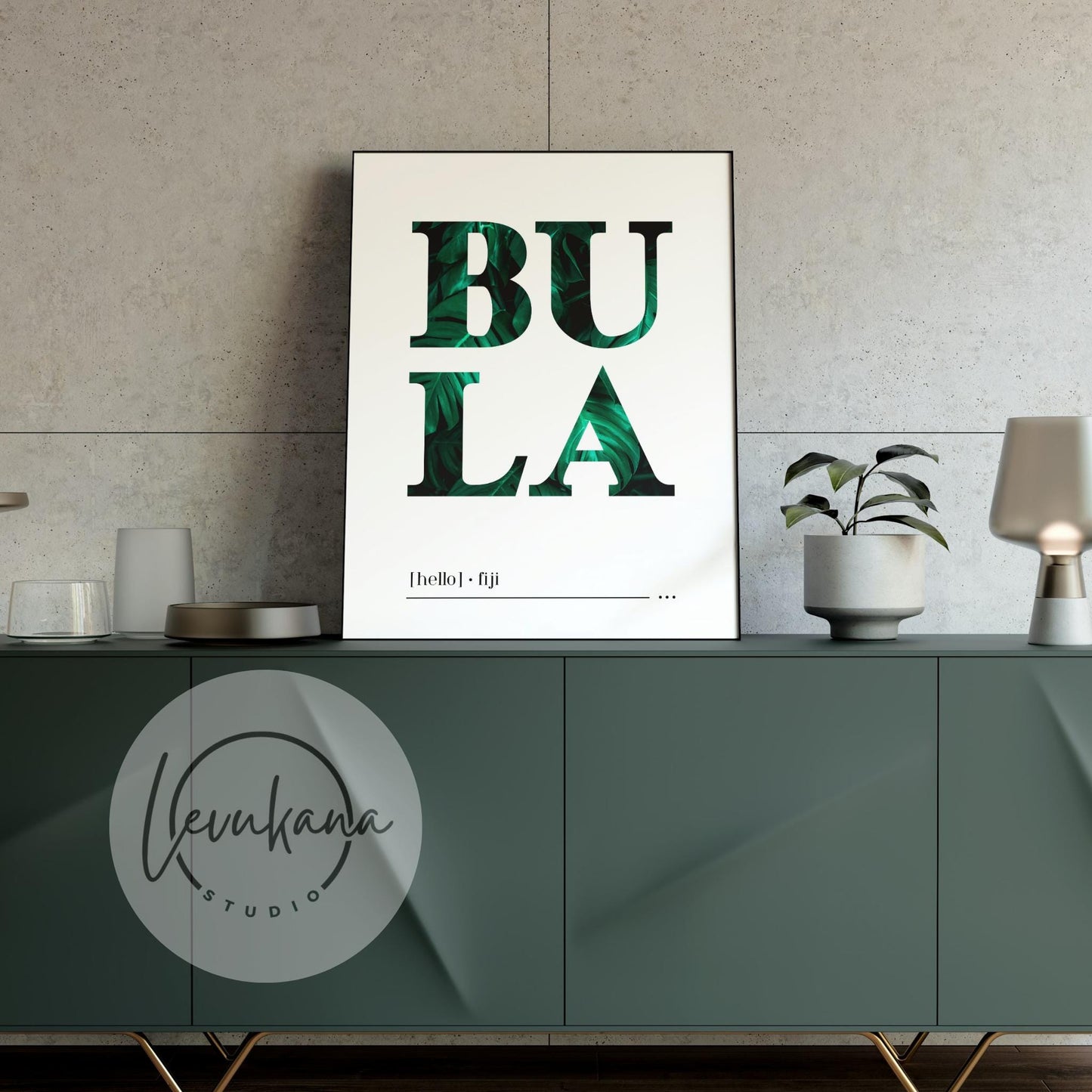 Bula (Hello) Fiji Printable