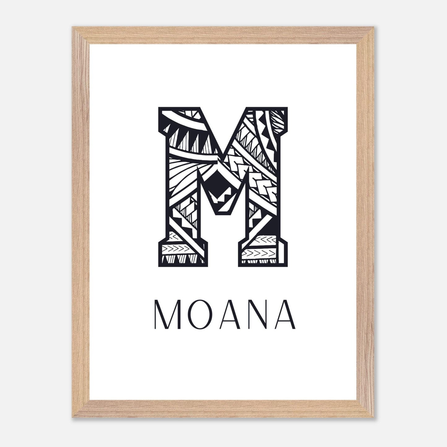 MOANA Polynesian Name Sign Print