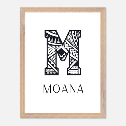 MOANA Polynesian Name Sign Print