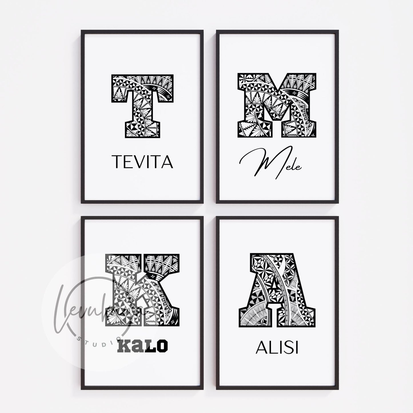 Personalised Pasifika Name Signs