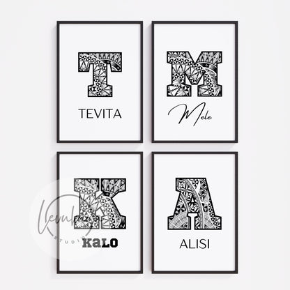 Personalised Pasifika Name Signs