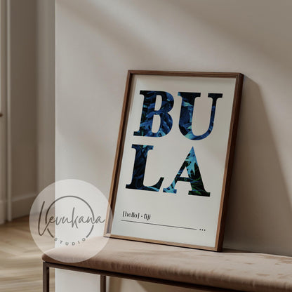 Bula (Hello) Fiji Printable