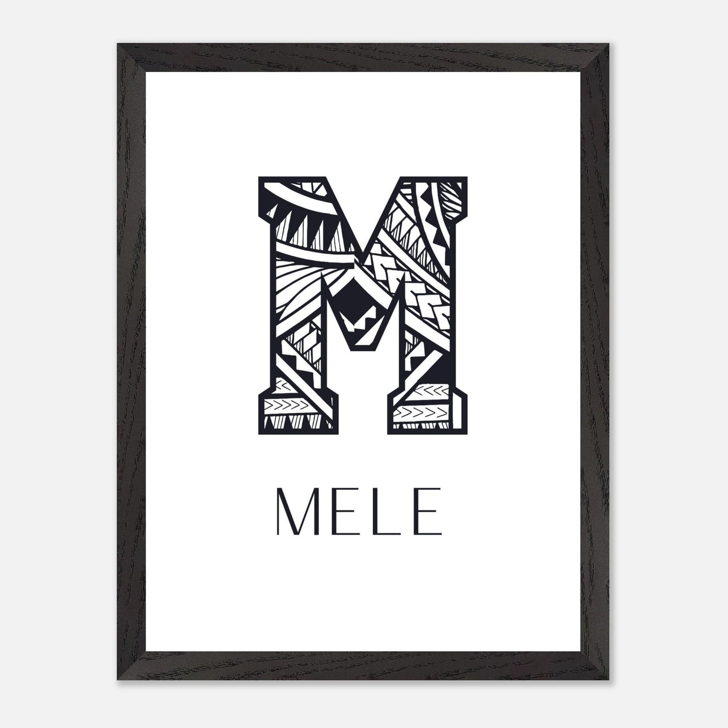 MELE Polynesian Printable Name Sign