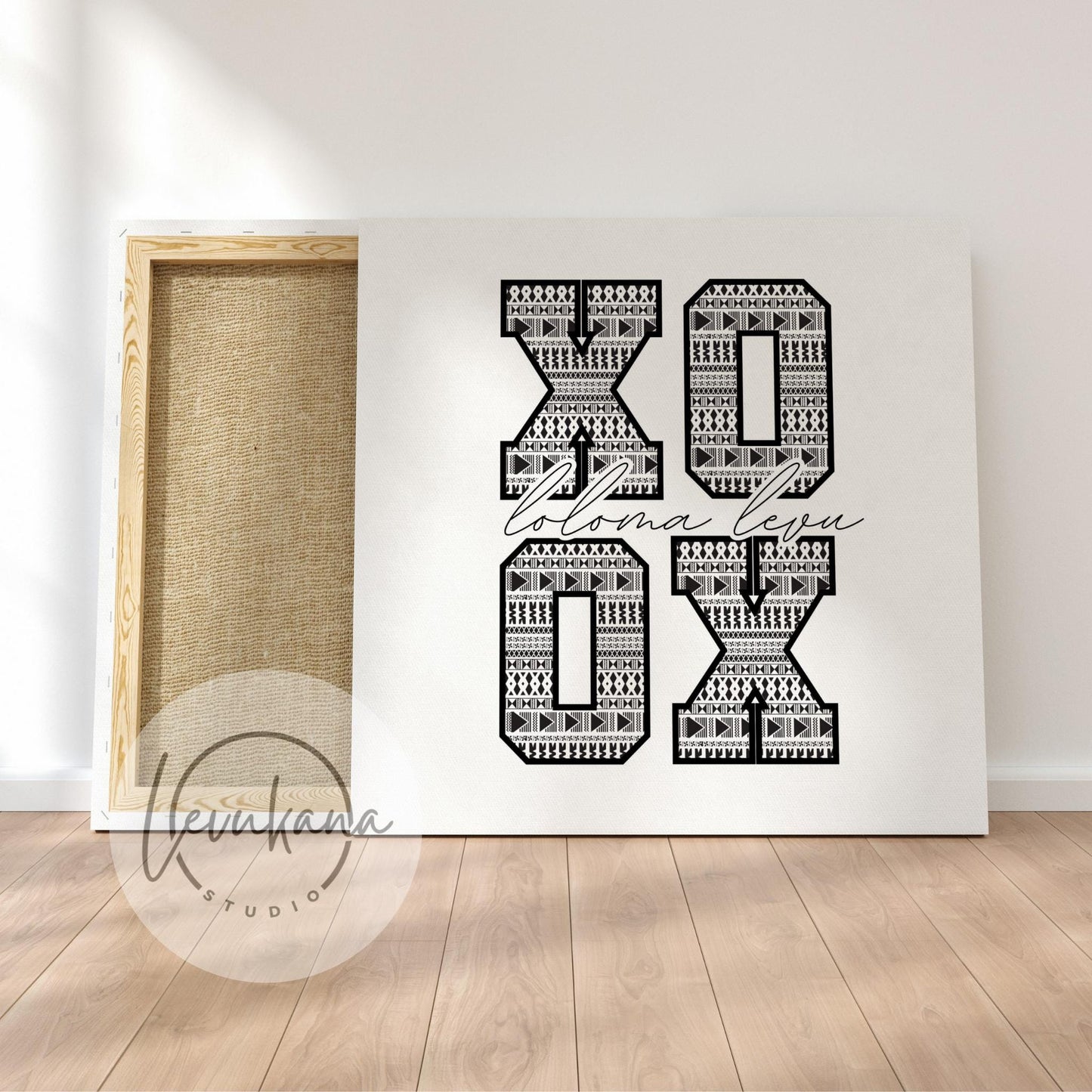 Fiji XOXO LOLOMA (LOVE) Square Print