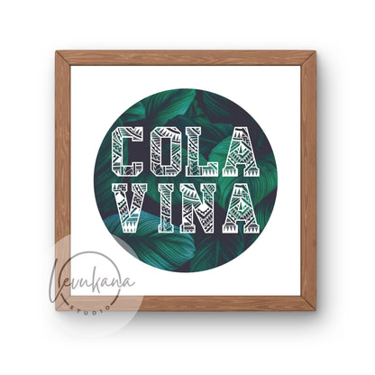 Fiji COLA VINA Square Print