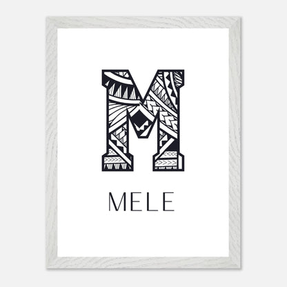 MELE Polynesian Printable Name Sign