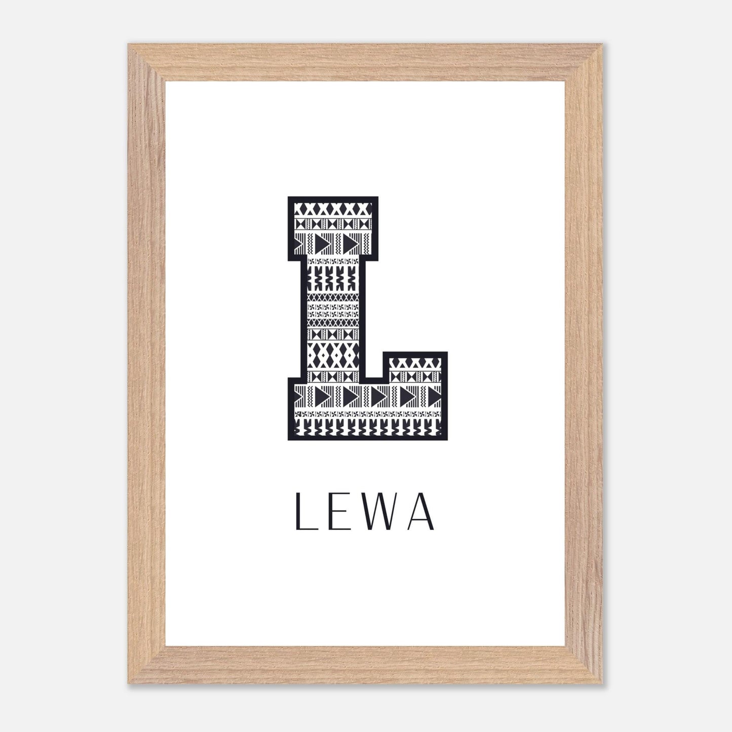 LEWA Fijian Printable Name Sign