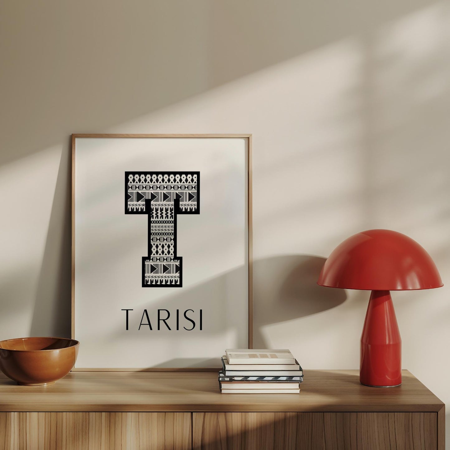 TARISI Fijian Printable Name Sign