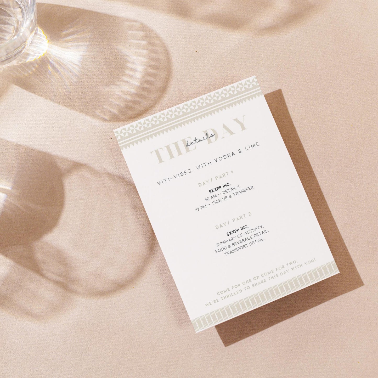 Bula, Bula Hooray Bridal Shower Editable Invitation | Canva Template