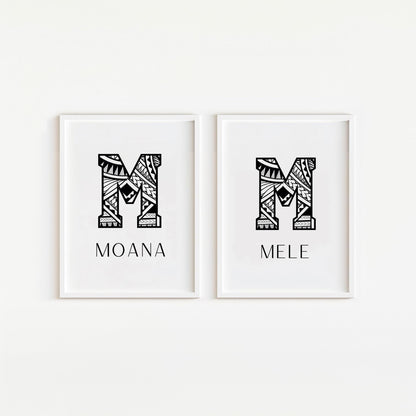 Personalised Pasifika Name Signs