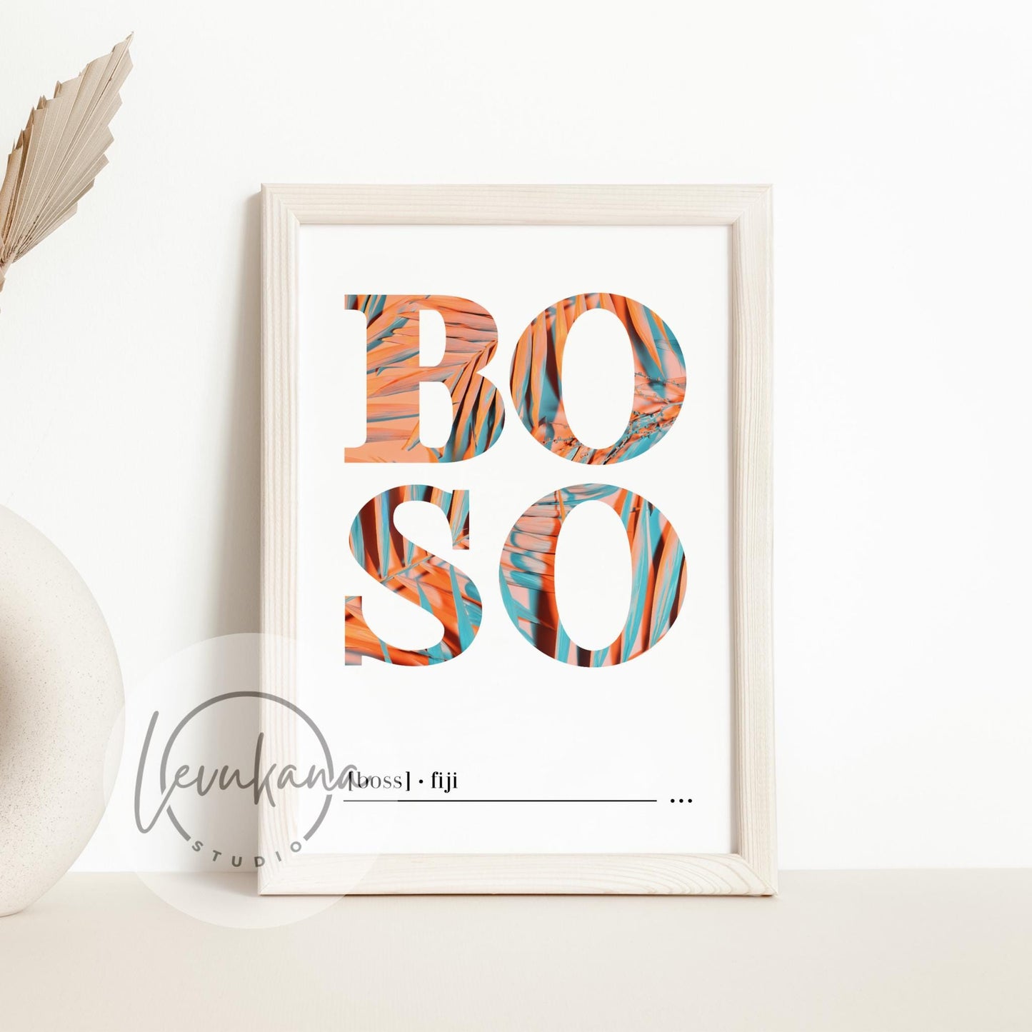Boso (Boss) Fijian Print
