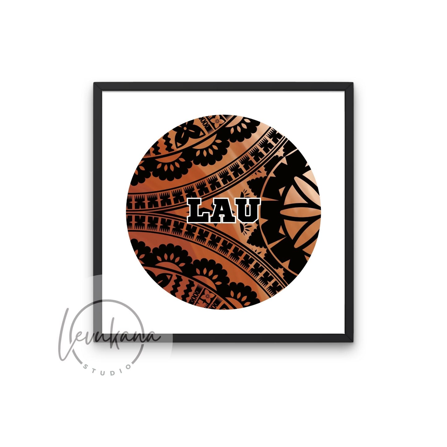Fiji 14 Provinces Square Print