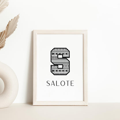 SALOTE Fijian Printable Name Sign