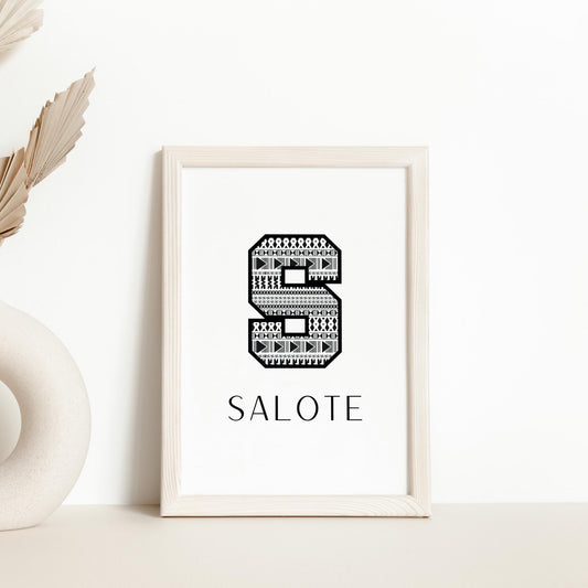 SALOTE Fijian Printable Name Sign