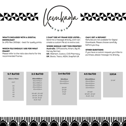 Fiji VULA (Moon) Masi Print