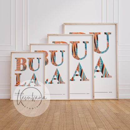 Bula (Hello) Fiji Printable