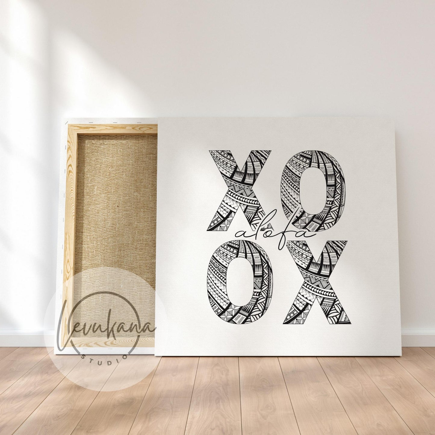Samoa XOXO ALOFA (LOVE) Square Print