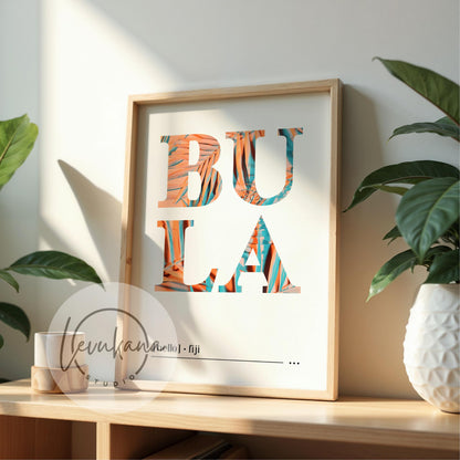 Bula (Hello) Fiji Printable