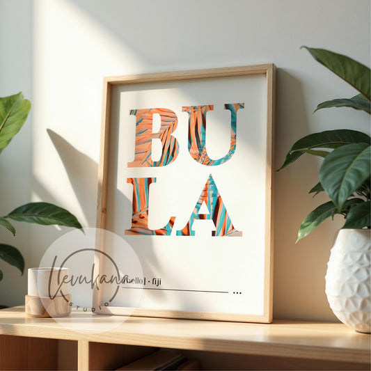 Bula (Hello) Fiji Digital Artwork