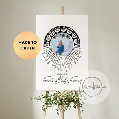 Personalised Fiji Whale Tooth Event Sign