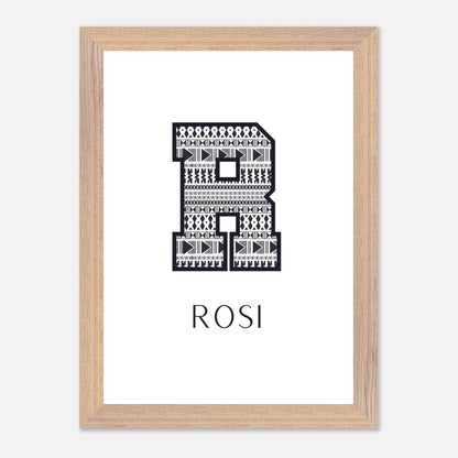 ROSI Fijian Printable Name Sign