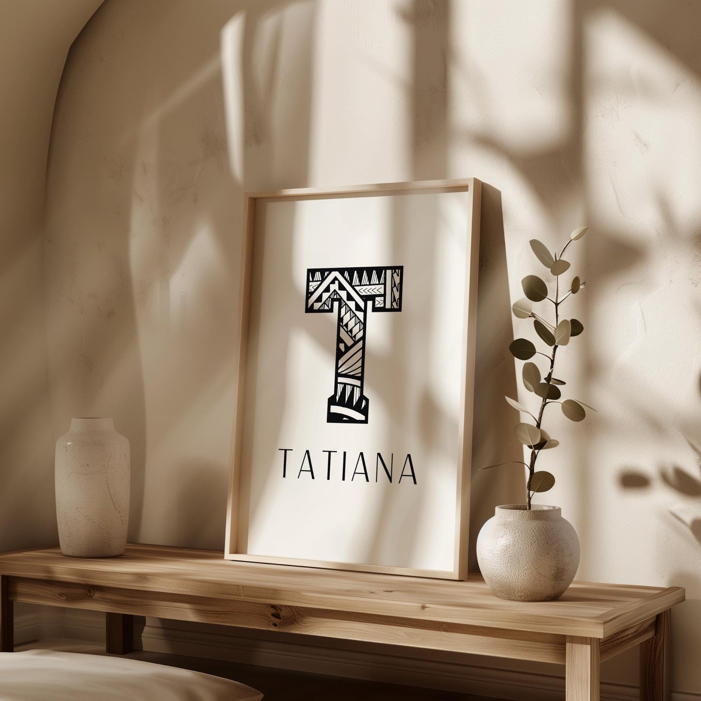 TATIANA Polynesian Printable Name Sign