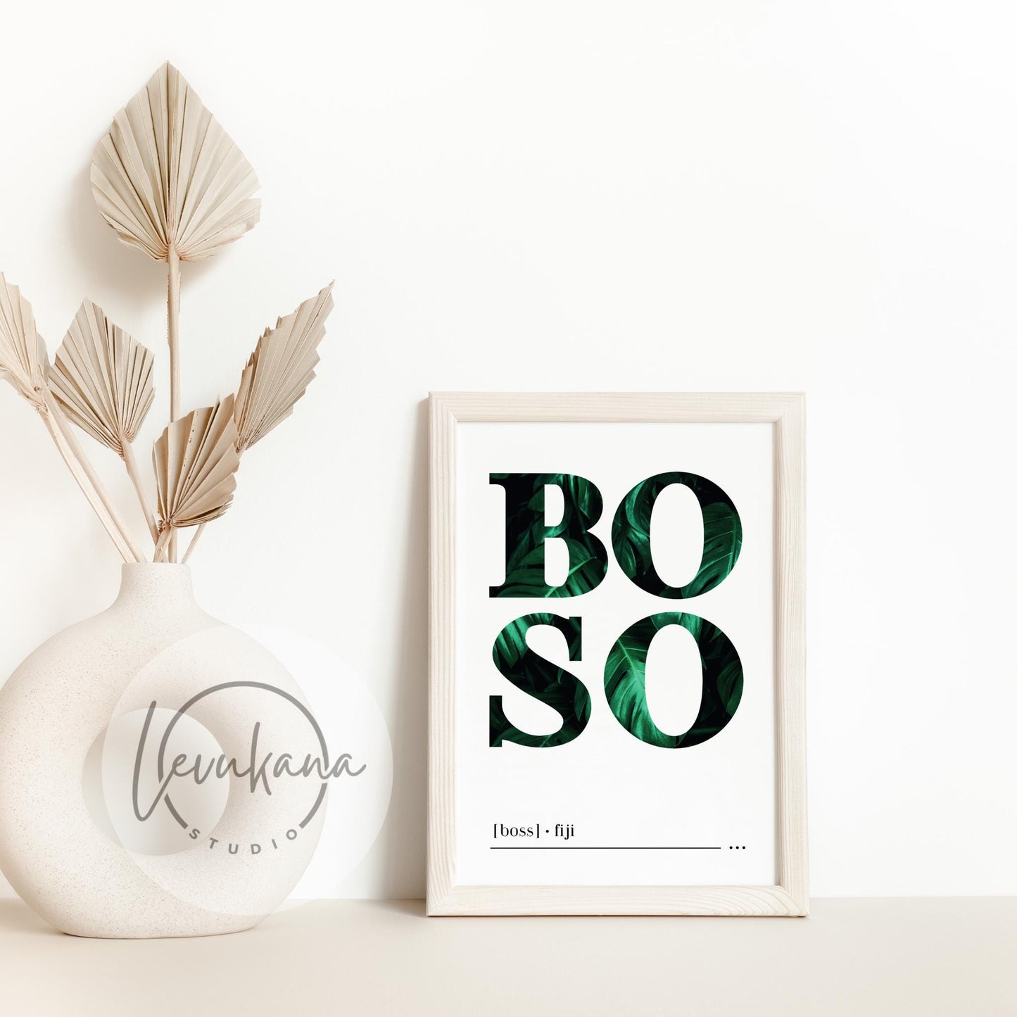 Boso (Boss) Fijian Print